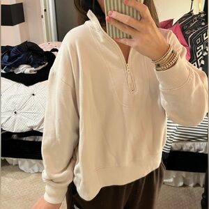 A New Day Off-White Zip Pullover